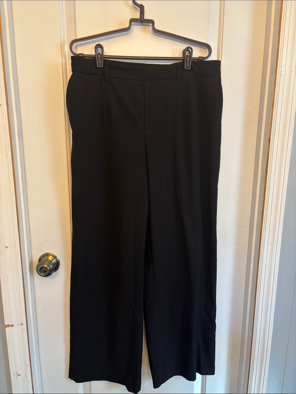 Black Wide-Leg Trousers